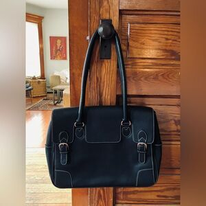 Levenger Black Tote Bag